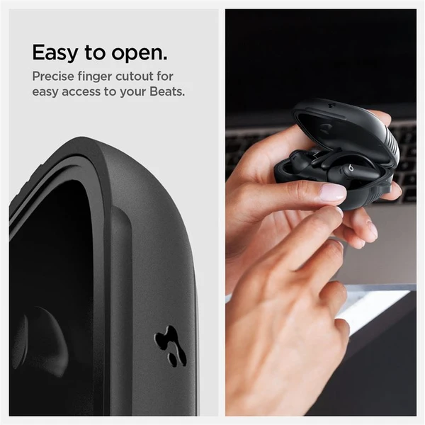Spigen Rugged Armor pouzdro Apple Powerbeats Pro 2 černé - Pouzdra - Obrázek c5e6cc00b52f4601ac2f84c81cbb8af7