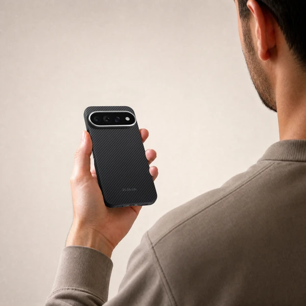 Pitaka Edge Case MagSafe kryt Google Pixel 11 Pro Black/Grey Twill - Pouzdra - Obrázek c5ff30cc3c65440b83a0d402ff74cbbc