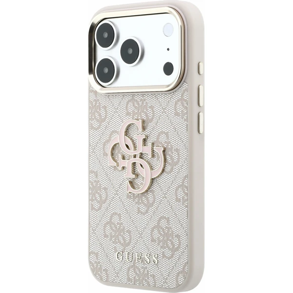 Guess PU 4G Resin Metal Logo kryt iPhone 18 Pro Max růžový - Pouzdra - Obrázek c63a23d88d4b403280bc861c71e33a11