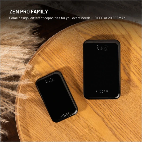 FIXED Zen 10 Pro powerbanka s LCD displejem, 30W, 10 000 mAh, černá - Powerbanky - Obrázek c679cdeb52134f068987d7bfb7a98397