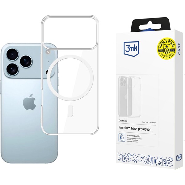 3mk Clear MagCase kryt Apple iPhone 17 Pro