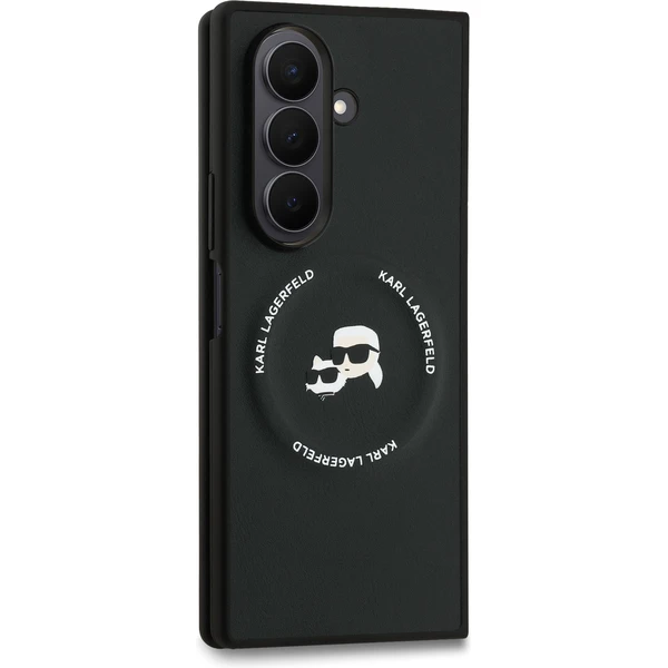 Karl Lagerfeld PU Karl and Choupette Heads Magnetic kryt Samsung Galaxy Z Fold 7 černý - Pouzdra - Obrázek c69a7b6b934044c0be1b77e24132ea54