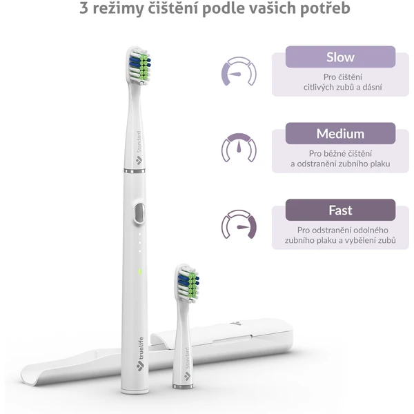 TrueLife SonicBrush Slim20 sonický kartáček bílý - Zubní kartáčky - Obrázek c69de63d73c14d93a94168e662a11d3d