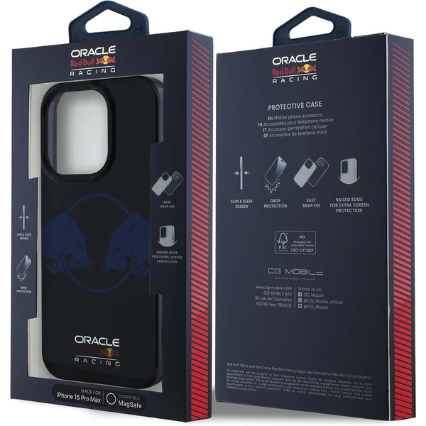 Oracle Red Bull Racing PC/TPU Two Bulls Magsafe kryt iPhone 15 Pro Max modrý - Pouzdra - Obrázek c6ade88b8da84bb9b8775fccd7361b17
