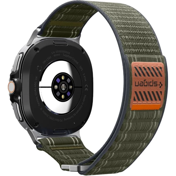 Spigen Fabric Band řemínek (hook-and-loop) Samsung Galaxy Watch8 46/44/40mm zelený - Řemínky - Obrázek c6cff5b2a4ec47998cfca7563794212c