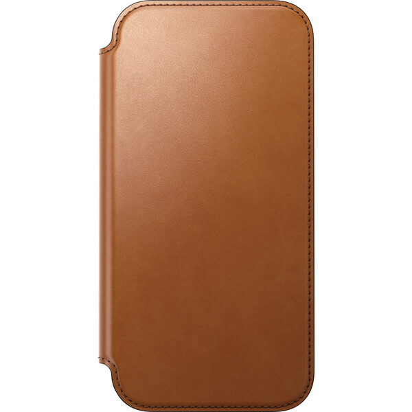 Nomad Modern Leather Folio (Horween) MagSafe kožené pouzdro iPhone 17 Pro Max/18 Pro Max Saddle - Pouzdra - Obrázek c6d9dc11741d40c5b4437bab7dcb54c0
