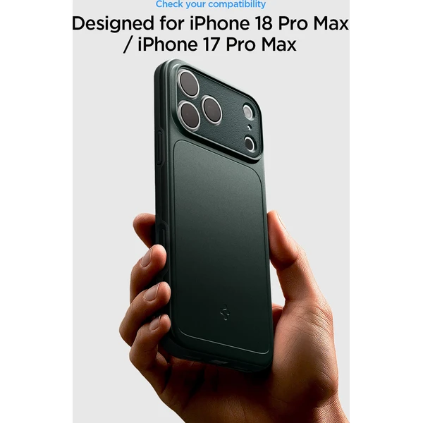 Spigen Thin Fit MagSafe kryt iPhone 18 Pro Max/17 Pro Max abyss green - Pouzdra - Obrázek c6f179064dd94cc5b303fd7b4058170e