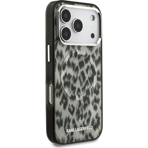 Karl Lagerfeld IML Leopard MagSafe kryt iPhone 17 Pro hnědý - Pouzdra - Obrázek c6fe1ec1212840b192e9bceec486447b