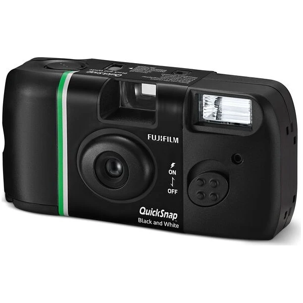Fujifilm QuickSnap Black and White 400 27-EX jednorázový fotoaparát černobílý - Fotoaparáty - Obrázek c707a0bcdec249e69b055ffb324faacd