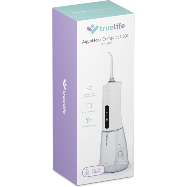 TrueLife AquaFloss Compact L100 ústní sprcha bílá - Ústní sprchy - Obrázek c7307680b8a0411f8c9223ffd2c558da