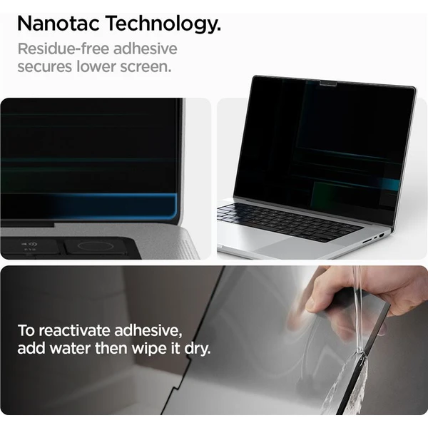 Spigen SafeView Privacy fólie MacBook Pro 14" (M5/M4/M3/M2/M1) - Ochranné folie a skla - Obrázek c7472c2a08de4590983fcb16e9d0cf09
