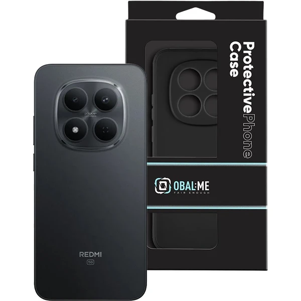 OBAL:ME Matte TPU kryt Xiaomi Redmi Note 15 Pro 5G černý - Pouzdra - Obrázek c74f7e1eba384f2386400394410320bd