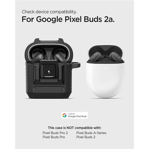 Spigen Lock Fit odolné pouzdro Google Pixel Buds 2a matně černé - Pouzdra - Obrázek c768d398f39445bcb90aa3560f2a649d