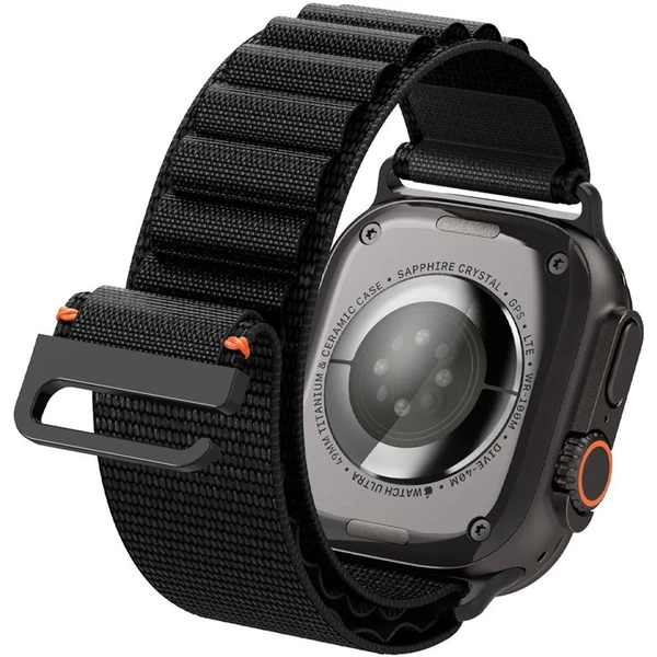 Spigen Fabric Band (hook) řemínek Apple Watch 49/46/45/44mm černý - Řemínky - Obrázek c76f18e519fb47ab80b9f15aca87986e