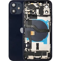 Náhradní housing pro iPhone 12 černý - Náhradní housingy