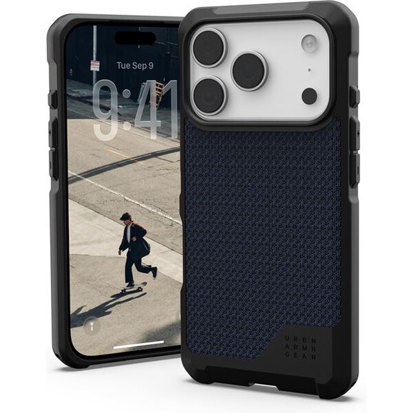 UAG Metropolis LT Magsafe Kevlar kryt iPhone 17 Pro modrý