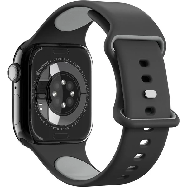 Spigen Nano Pop Band řemínek Apple Watch 49/46/45/44mm černý/šedý - Řemínky - Obrázek c7c8ee3bb95d4aadb87f295e3bad6903