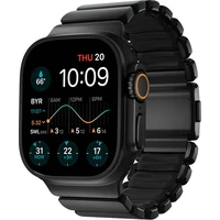 Nomad Stratos Band FKM řemínek Apple Watch 45/46/49mm Black Titanium/Black - Řemínky