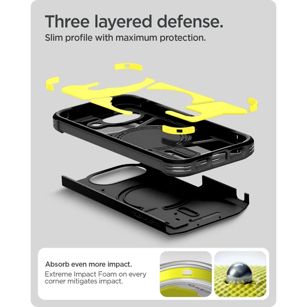 Spigen Tough Armor MagSafe kryt Google Pixel 10a black - Pouzdra - Obrázek c80592c8c22549bf8b074fd7dc4c4833