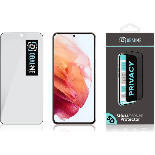 OBAL:ME Privacy 5D tvrzené sklo Samsung Galaxy S21 černé - Ochranné folie a skla - Obrázek c80a4658b2414e8faf0baf4d538ce0e4
