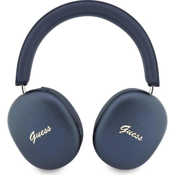 Guess Metallic Finish Gold Script Logo ENC bezdrátová sluchátka tmavě modrá - Sluchátka - Obrázek c80ab2f2e6c740e7a22c64756d0d5fb9