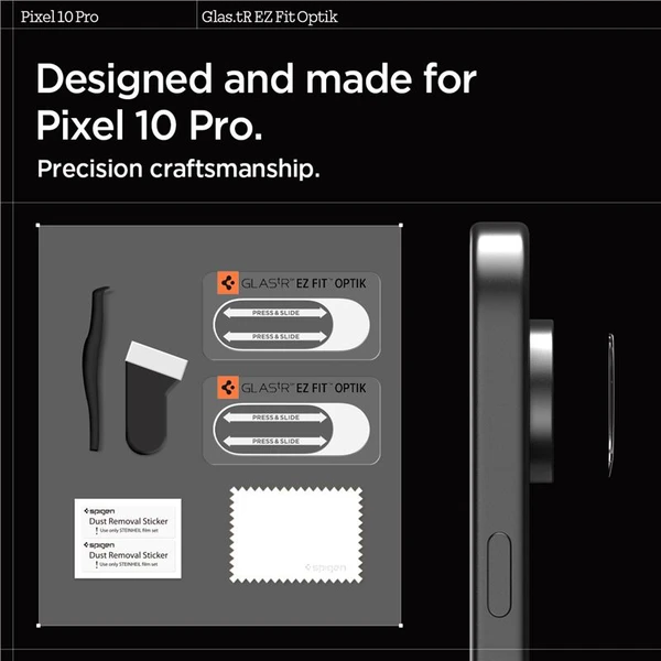 Spigen Glass tR EZ Fit Optik 2 Pack tvrzené sklo na fotoapará Google Pixel 10 Pro čiré - Ochranné folie a skla - Obrázek c826ee1acfe84081bc9c91d3bf7c0cb4