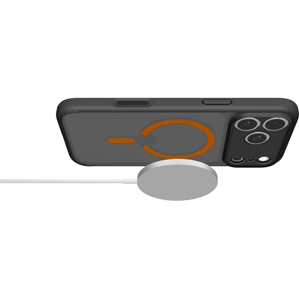 Spigen Ultra Hybrid MagSafe kryt iPhone 18 Pro Max/17 Pro Max frost black orange - Pouzdra - Obrázek c837c261ab0a45bfb694a31d40d8eddd