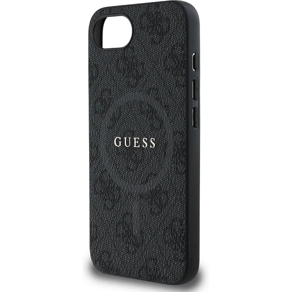 Guess PU Leather 4G Colored Ring MagSafe kryt iPhone 17e/16e černý - Pouzdra - Obrázek c867a98f70fc49c7a82803e3cc0bdd98