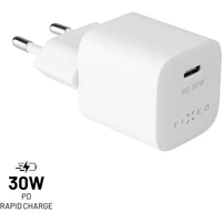 FIXED Mini nabíječka s USB-C výstupem a podporou PD 30W bílá - Nabíječky