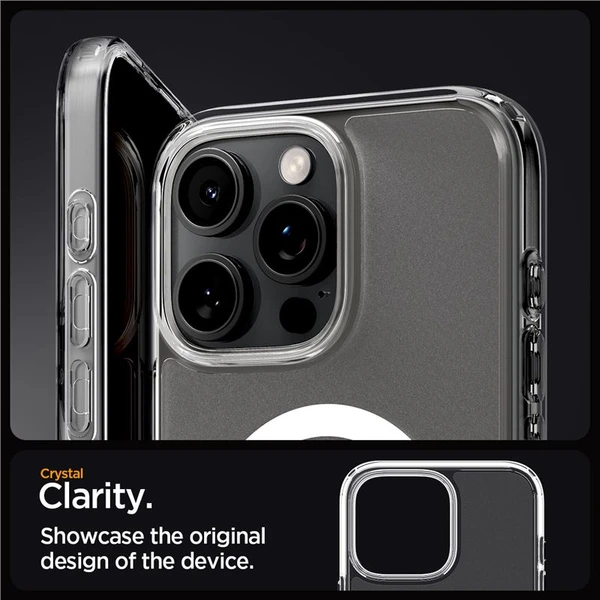 Spigen Ultra Hybrid MagSafe kryt iPhone 16 Pro Max frost clear - Pouzdra - Obrázek c876c5eed7a64ce6a3ebb9847a712474