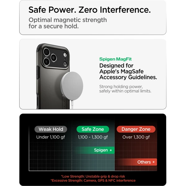 Spigen Tough Armor T MagSafe kryt iPhone 18 Pro Max/17 Pro Max gunmetal - Pouzdra - Obrázek c87bfc4655ec4e909b424530125805f8