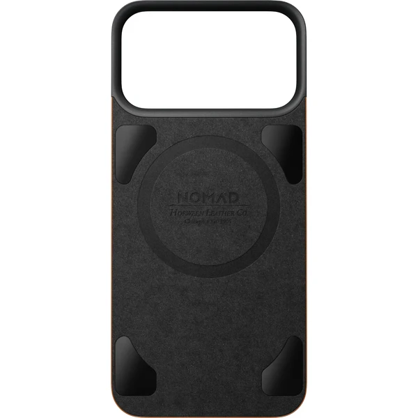 Nomad Magnetic Leather Back (Horween) MagSafe kožený kryt iPhone 18 Pro Max Saddle - Pouzdra - Obrázek c8a95b2283d74f5fa4d37cf2f454c9aa
