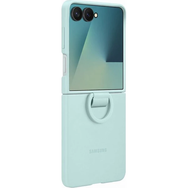 Samsung Ring Silicone Case ochranný kryt Galaxy Z Flip7 mentolově zelený - Pouzdra - Obrázek c8b46ed288fc4b22b758b345ad33a6d1