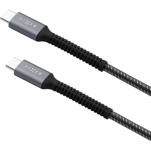 FIXED Armor USB-C/USB-C napájecí kabel 240W 2m šedý - Kabely a redukce - Obrázek c8d57844634d48ed96bbb592e4deba11