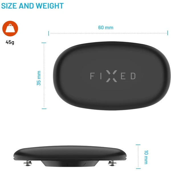 FIXED Pulse Dual Hrudní pás s měřením srdečního tepu (HR+HRV měření) černý - Senzory - Obrázek c8ebbfed24434459bad27e2c9bb343f8