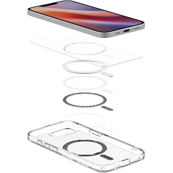 Spigen Ultra Hybrid MagSafe kryt iPhone 17e/16e clear carbon fiber - Pouzdra - Obrázek c8ee6318e9374cf1b473220cb44b1387