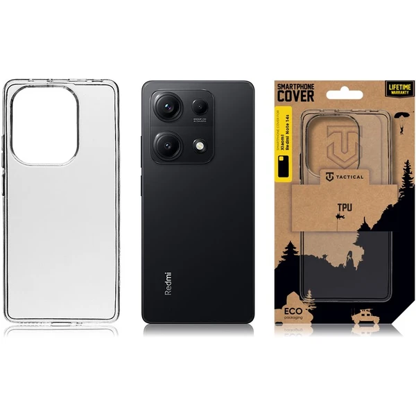 Tactical TPU kryt Xiaomi Redmi Note 14S čirý - Pouzdra - Obrázek c8eed11a5bd54630801303ec680fff8e