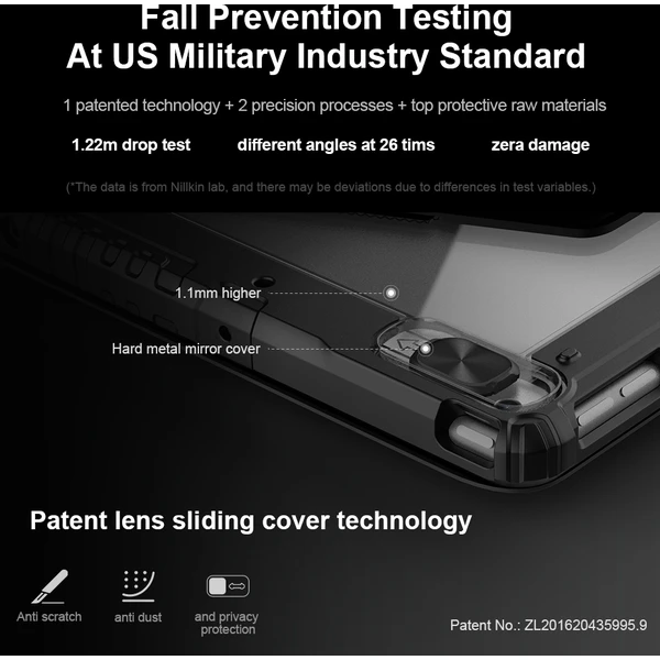 Nillkin Bumper Link pouzdro s klávesnicí iPad 10.2 (19/20/21) černé - Pouzdra - Obrázek c9351d92470f4703abf22ac0f090caf2