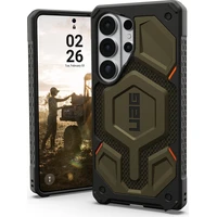 UAG Monarch Pro MagSafe Kevlar kryt Samsung Galaxy S26 Ultra zelený - Pouzdra