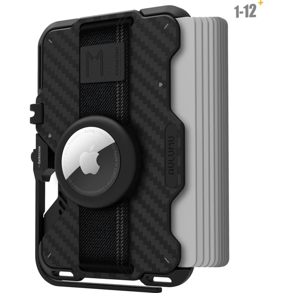 Aulumu G03 Multi-Tool Magnetic Metal Wallet MagSafe peněženka Carbon Fiber Cover - Peněženky - Obrázek c978af87d2124f1d9e421c4c057a88b4