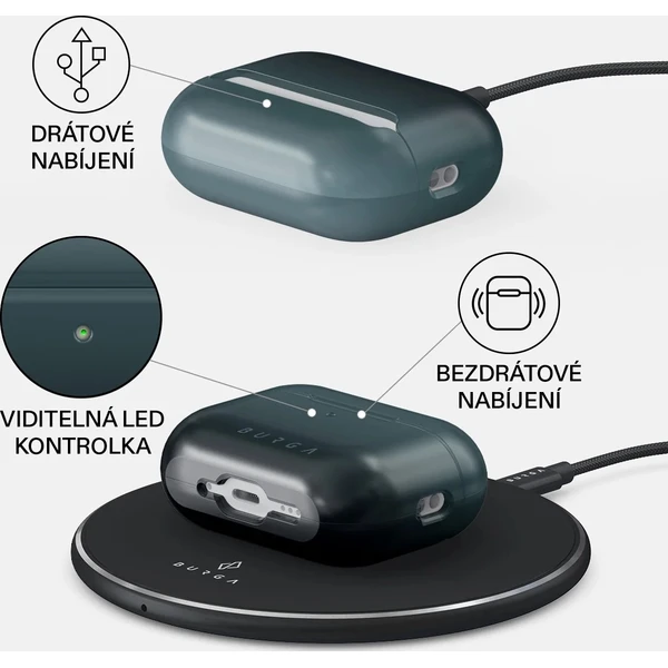 Burga pouzdro pro Airpods Pro 3 Black Hole - Pouzdra - Obrázek c9a3d4bab004452bb0593162a53bd488