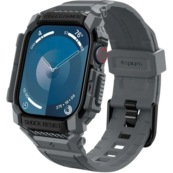 Spigen Rugged Armor Pro řemínek s pouzdrem Apple Watch 10/11 (46mm) šedý - Řemínky - Obrázek c9a84a2434e94faea5a9d41793267d88