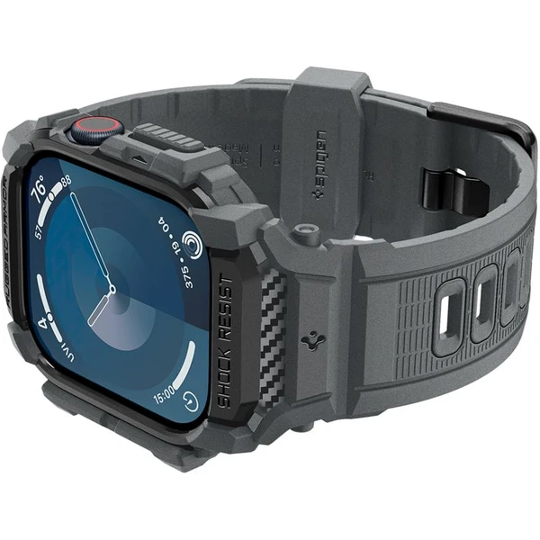 Spigen Rugged Armor Pro řemínek s pouzdrem Apple Watch 10/11 (46mm) šedý - Řemínky - Obrázek c9b70858d1674b4e924e0723f1b4abea