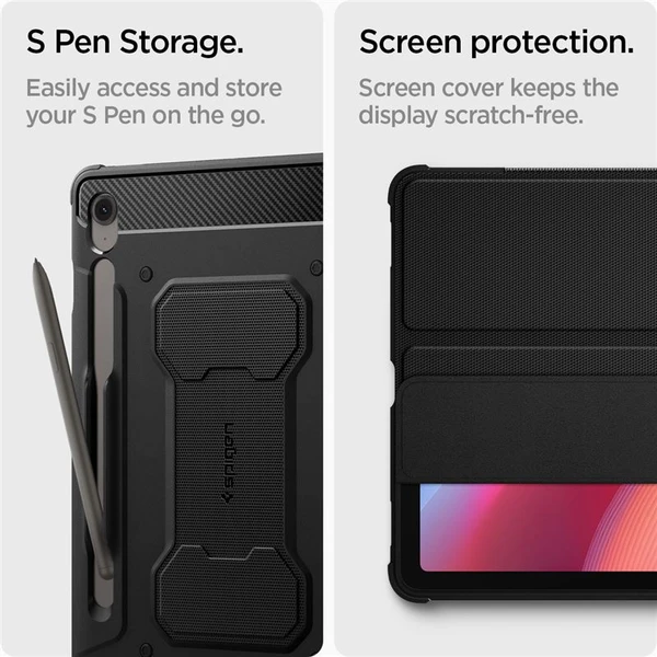 Spigen Rugged Armor Pro pouzdro Samsung Galaxy Tab S10 FE černé - Pouzdra - Obrázek ca3a0332e44545158e71d51895efc4aa