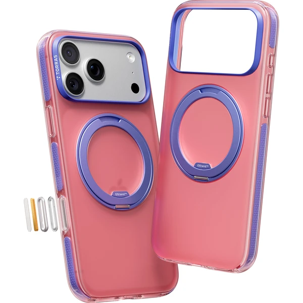 Torras Ostand O3 Hue MagSafe kryt iPhone 17 Pro blush pink - Pouzdra - Obrázek ca43cf73d306454b9504f2d81c2551dd
