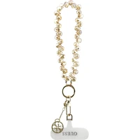 Guess univerzální popruh na ruku Crystals 4G Charm zlatý - Popruhy a crossbody