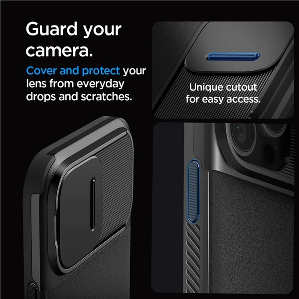 Spigen Optik Armor MagSafe kryt iPhone 16 Pro Max black - Pouzdra - Obrázek ca7dd7c749f5419cad530ca6feeb11c1