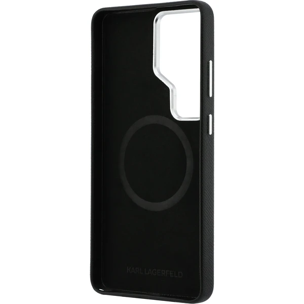 Karl Lagerfeld Grained PU Leather K&CH Heads Magnetic kryt Samsung Galaxy S26 Ultra černý - Pouzdra - Obrázek ca9e582f149d44d6a2d670faffa9aa90