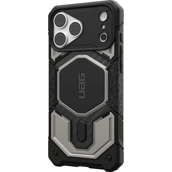 UAG Monarch Pro MagSafe Titanium kryt iPhone 18 Pro Max/17 Pro Max stříbrný - Pouzdra - Obrázek caaaee1400994a019f2accd73c8cb236