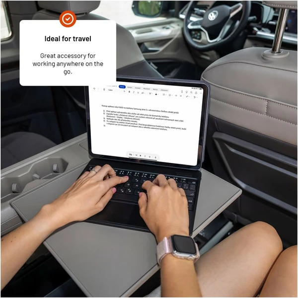 FIXED Typee pouzdro s bezdrátovou klávesnicí iPad Pro 11" (18-22)/iPad Air 11" (20-26), CZ, černá - Pouzdra s klávesnicí - Obrázek cab836cf3caa4640a2f72da4dce58fa2